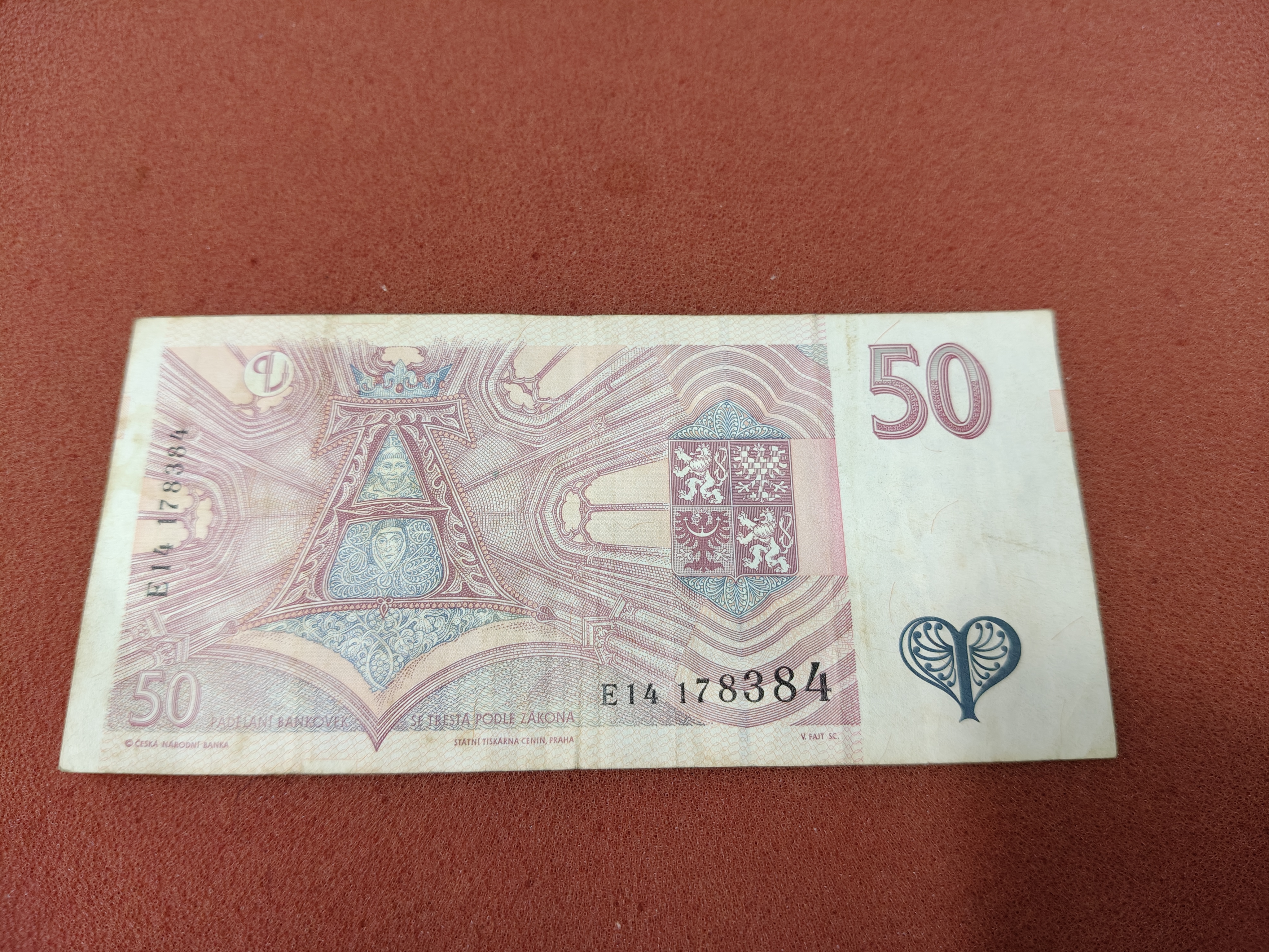 Czech Republic – 50 Korun currency note — photo 2 of 2