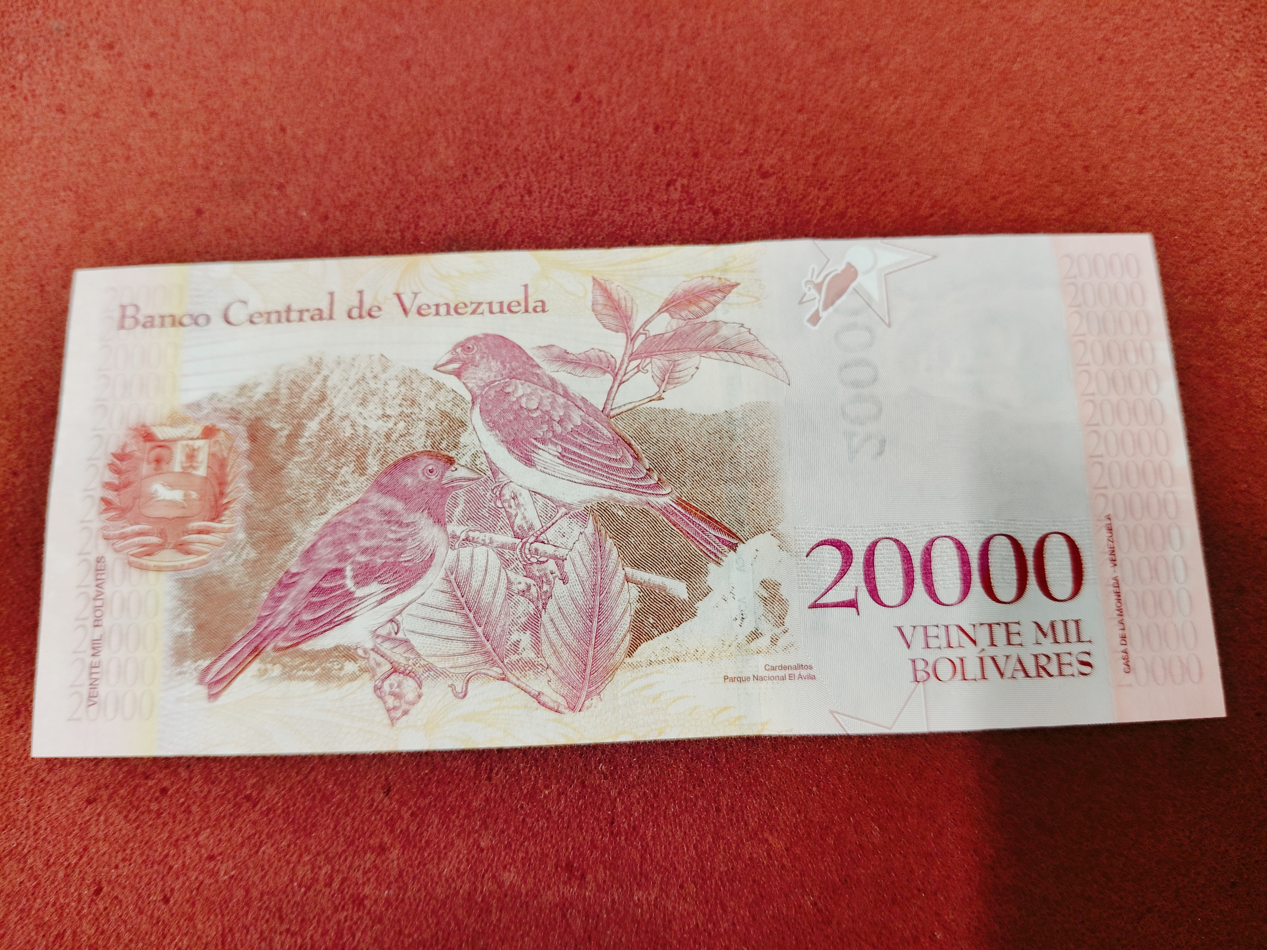 Venezuela 20000 Condition UNC — photo 2 of 2