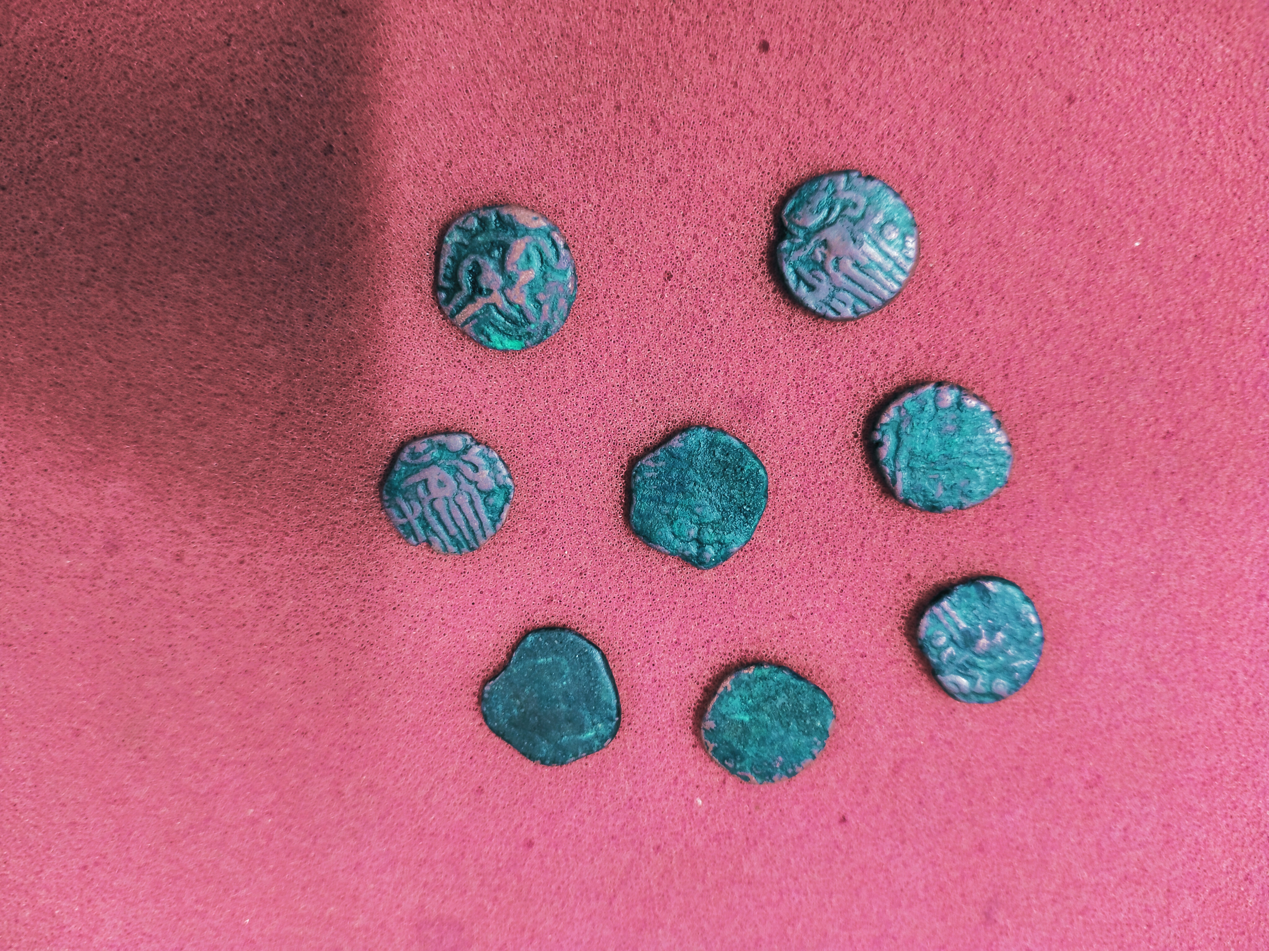 Chola dynasty coins (c. 985–1014 AD) or various medieval Indian kingdoms. — photo 2 of 2