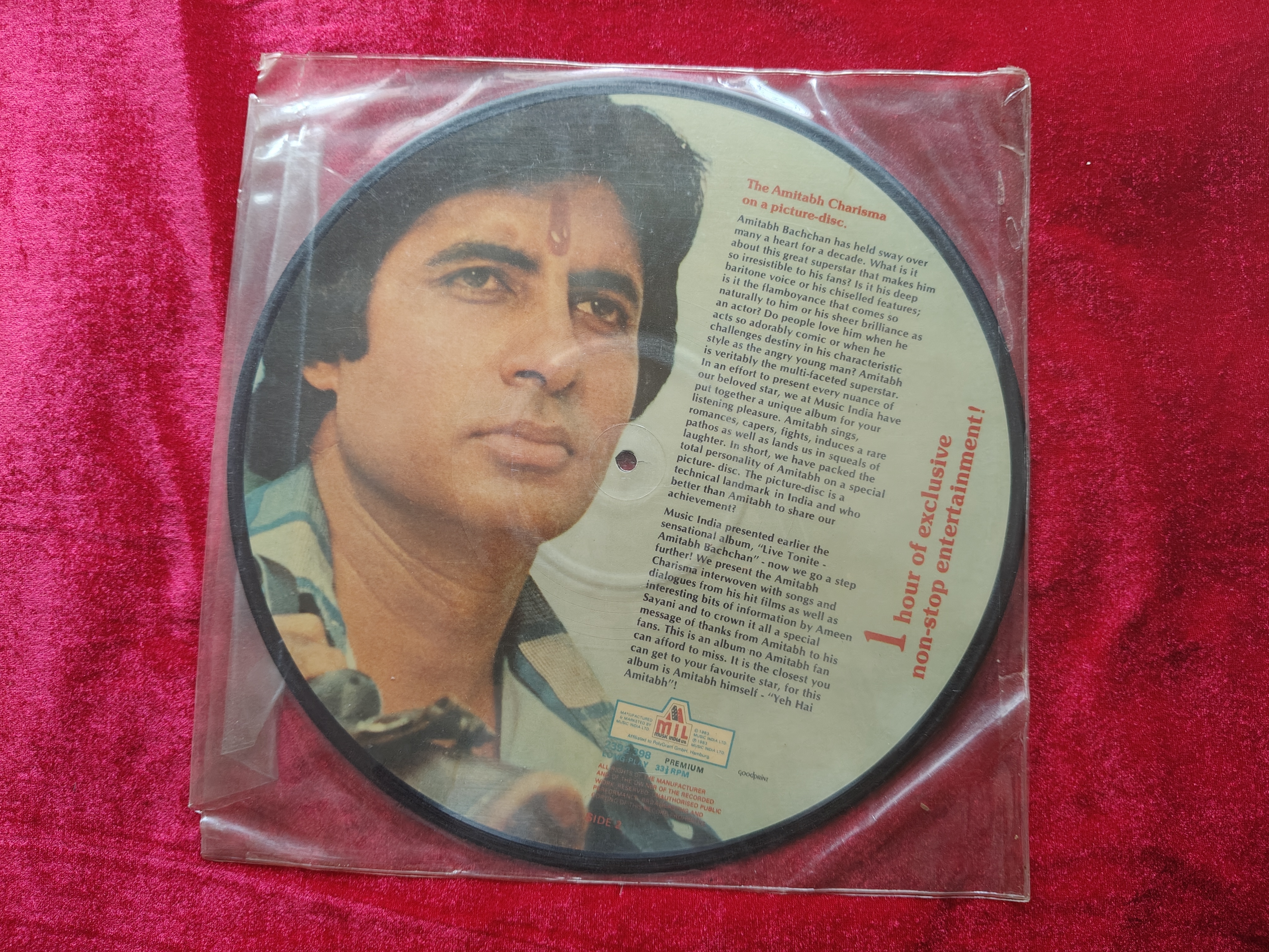 Yeh Hai Amitabh Vinyl LP 33.3rpm – Hindi Film Songs — photo 2 of 2