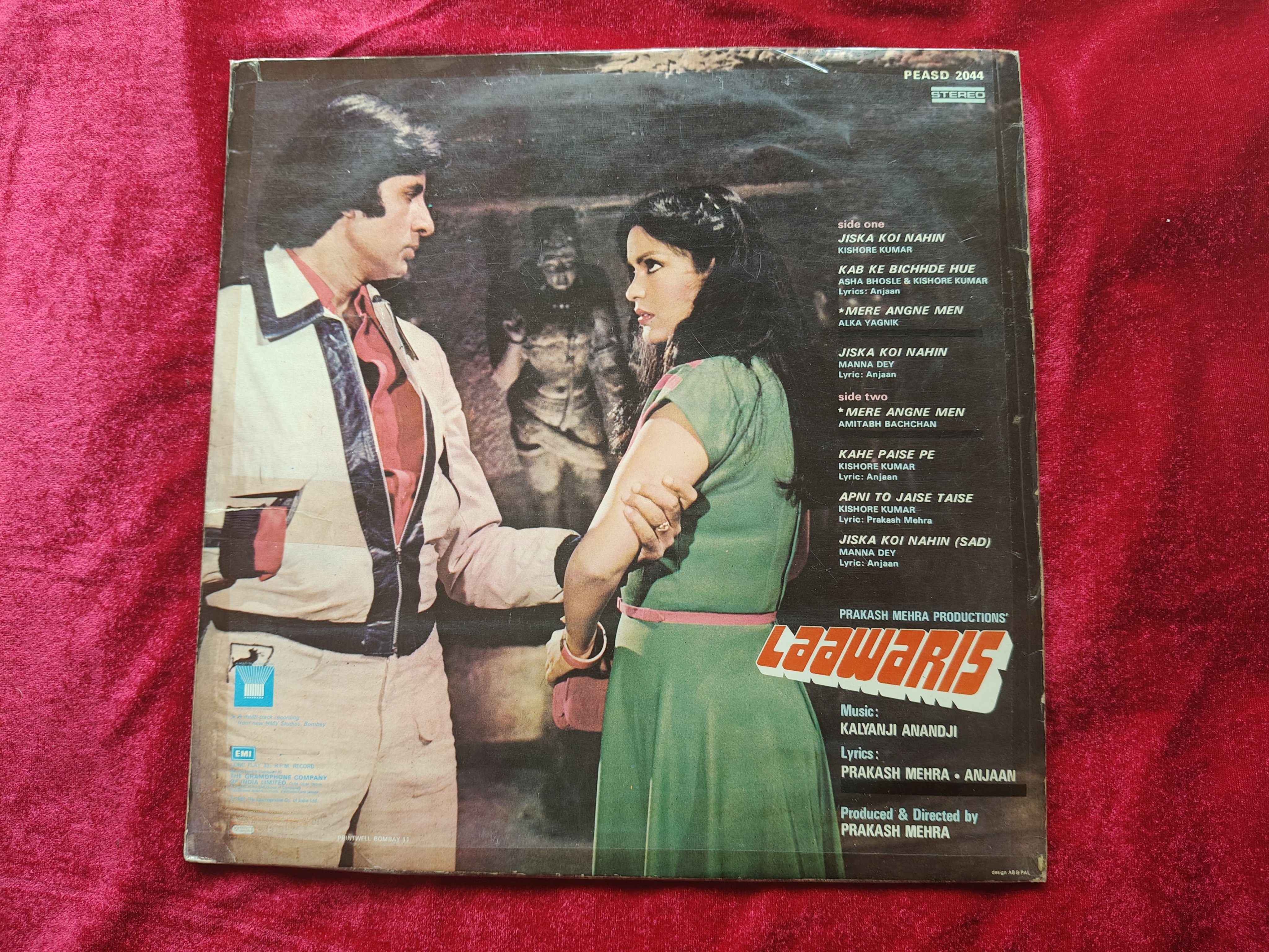 Laawaris – PEASD 2044 -(First Pressing) – Cover Book Fold – LP Record — photo 2 of 2