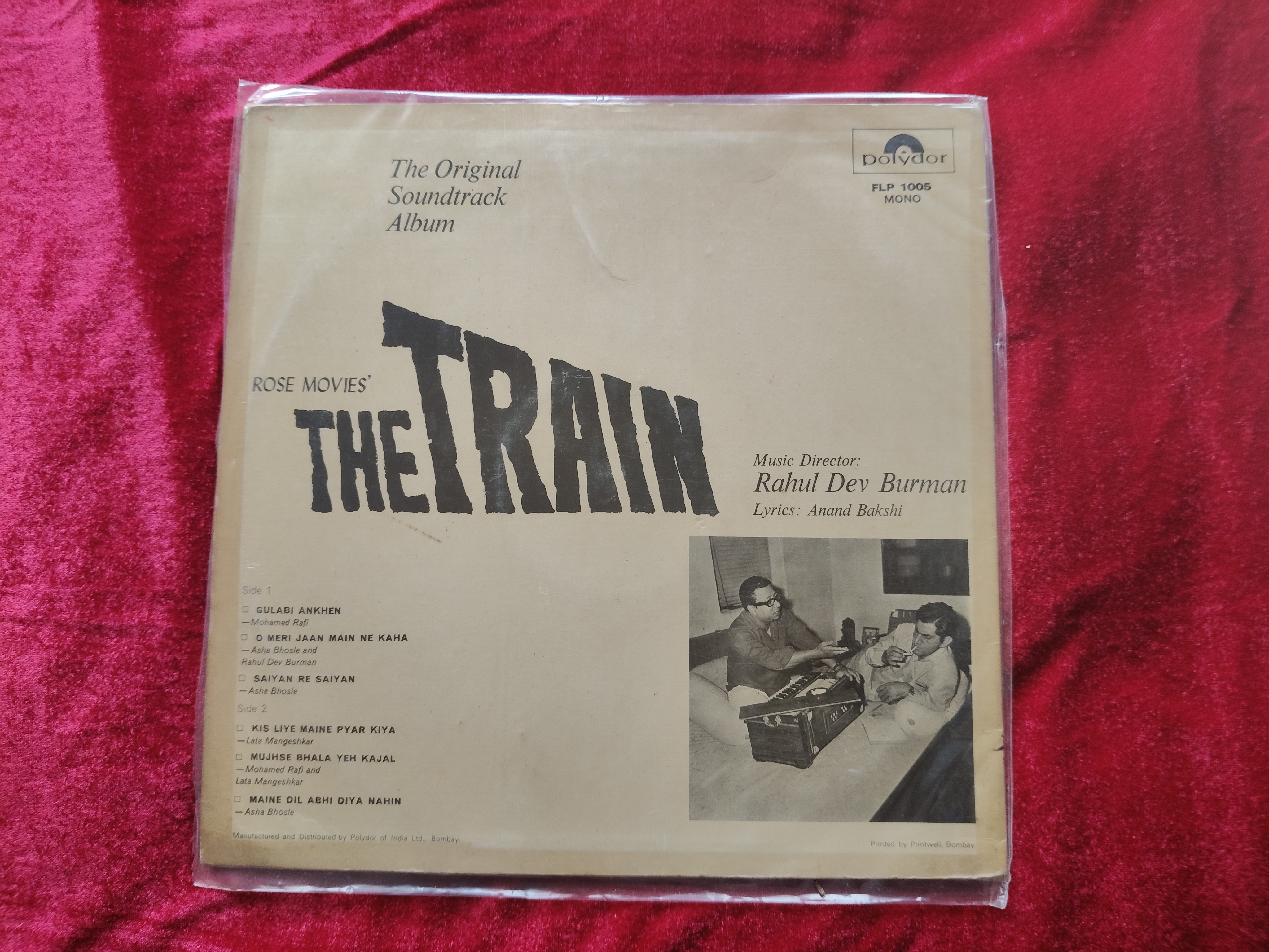 The Train Hindi Movie Lp Vinyl Record — photo 2 of 2