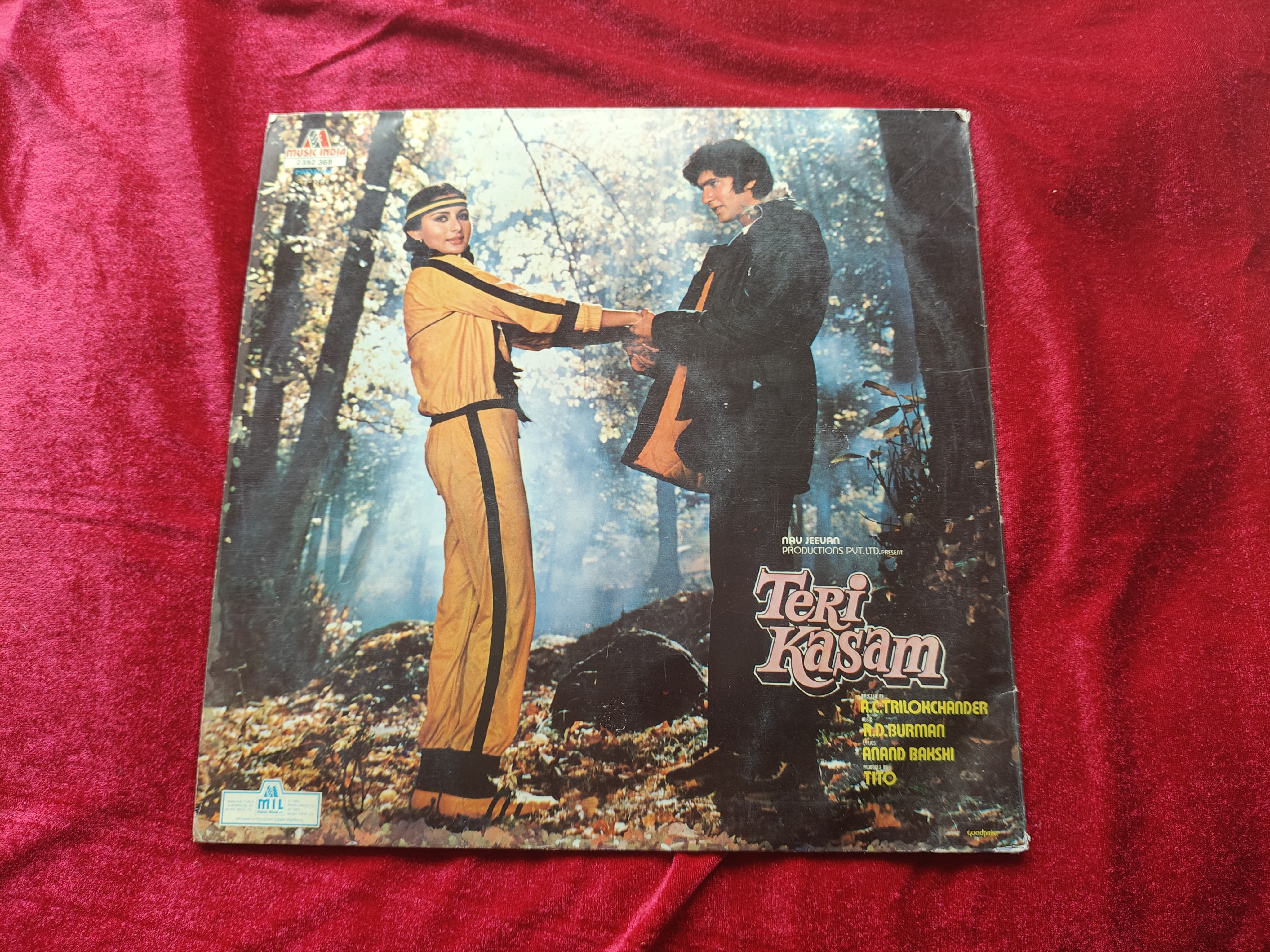 Teri Kasam Bollywood Movie LP Vinyl Record — photo 2 of 2