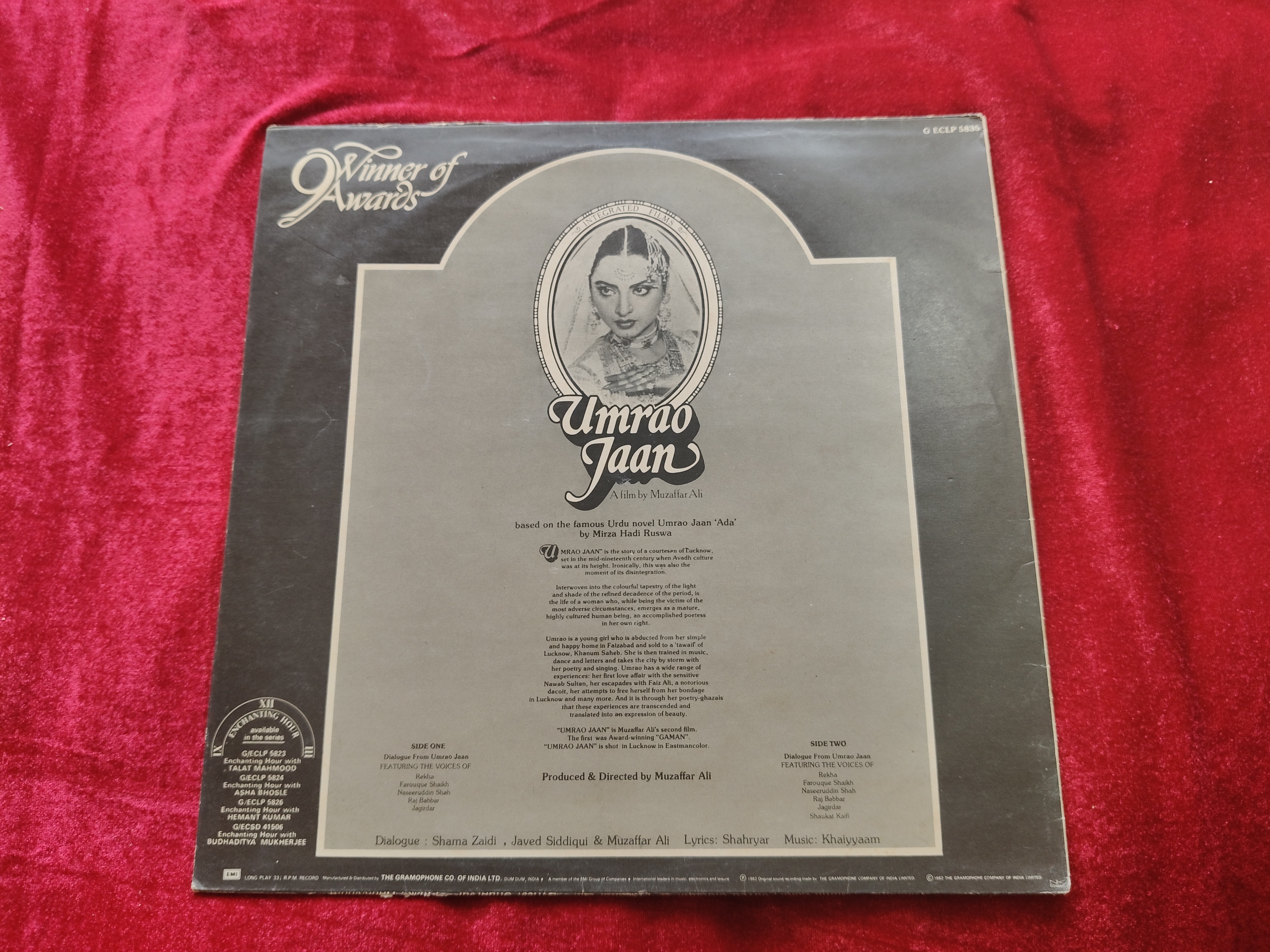 Umrao Jaan Hindi Lp Vinyl Record — photo 2 of 2
