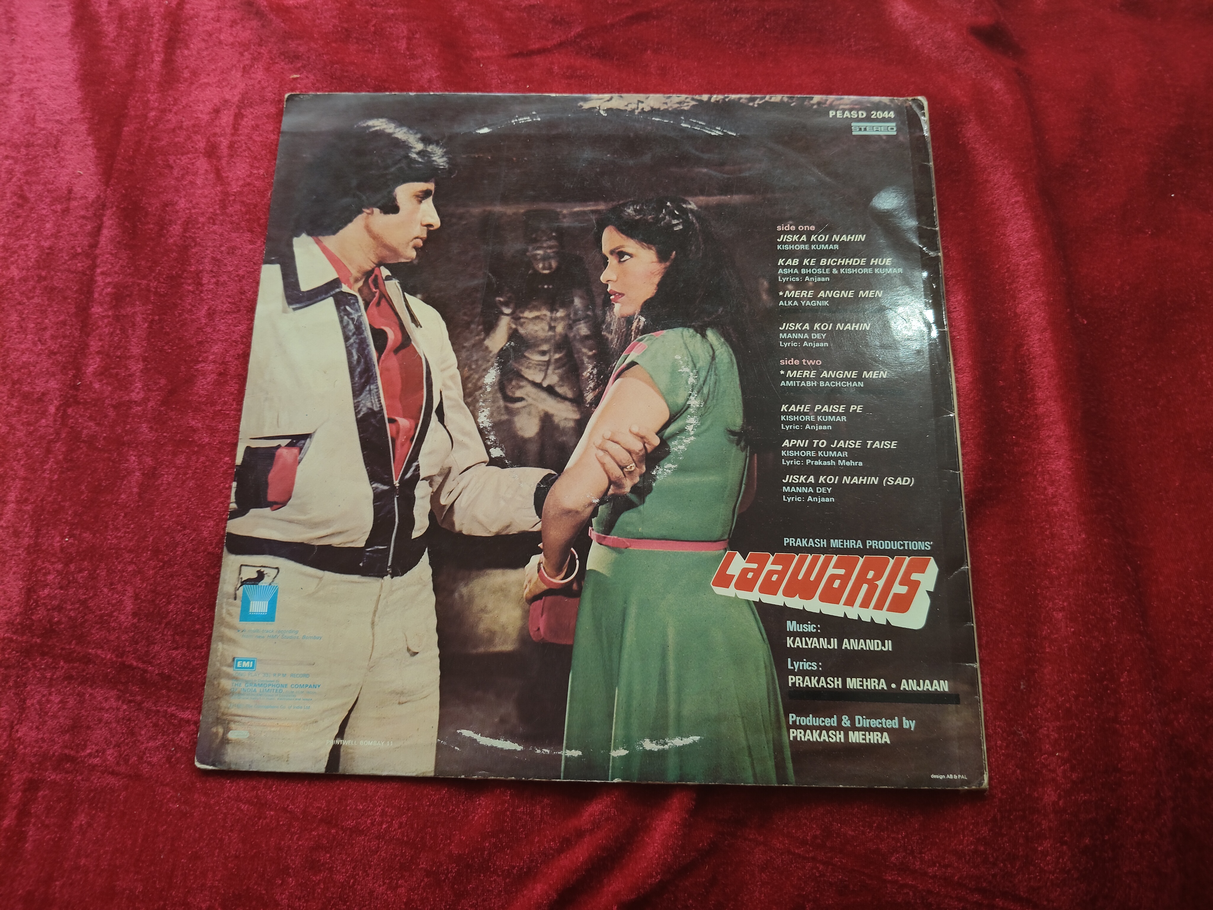 Laawaris – PEASD 2044 -(First Pressing) – Cover Book Fold – LP — photo 2 of 2