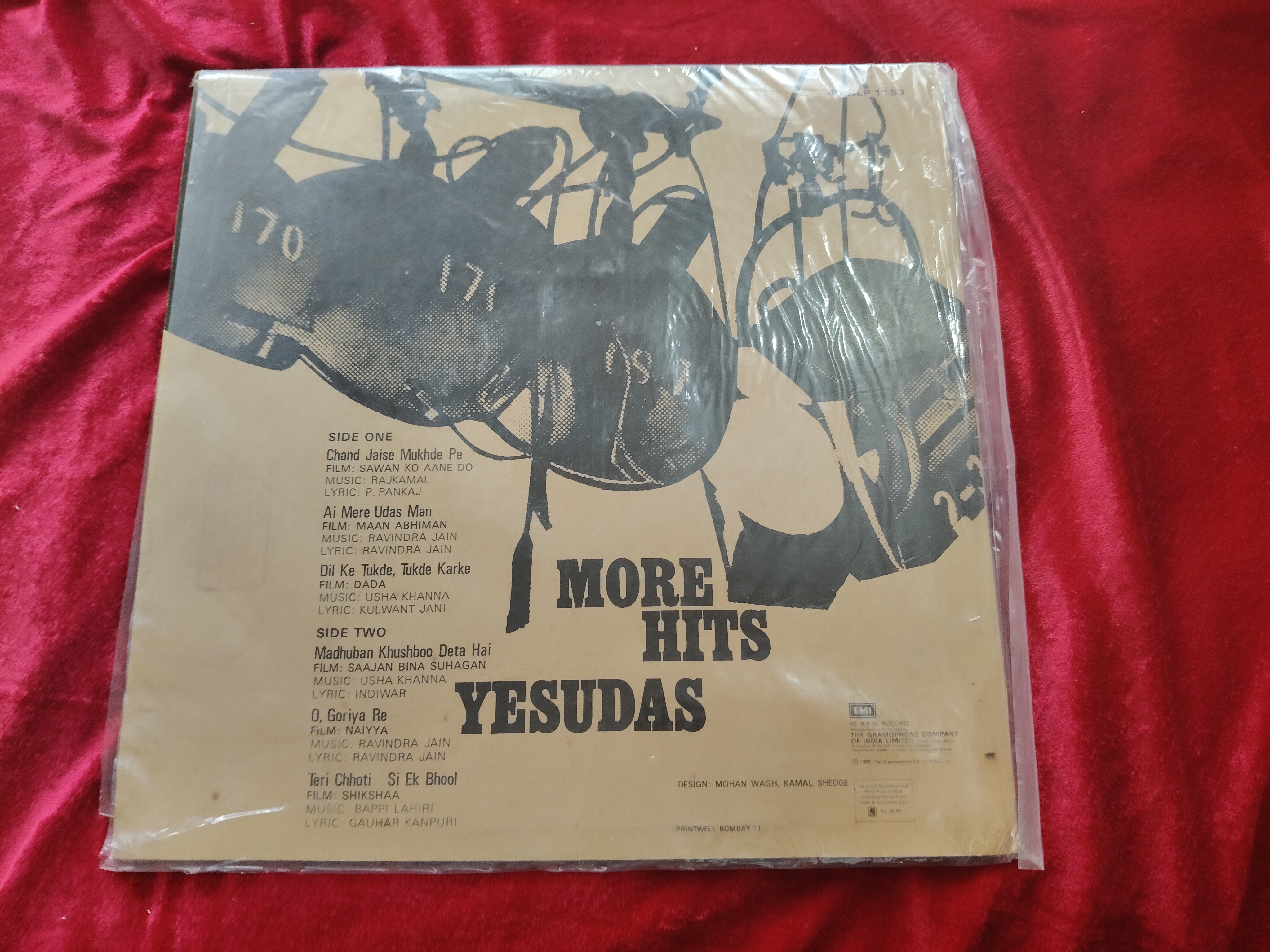 More Hits Yesudas – Lp Record — photo 2 of 2