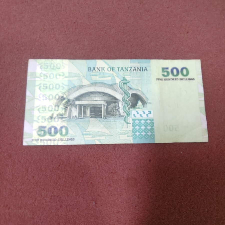 Tanzania 500 Shillings Cape Buffalo 2003 Banknote — photo 2 of 2