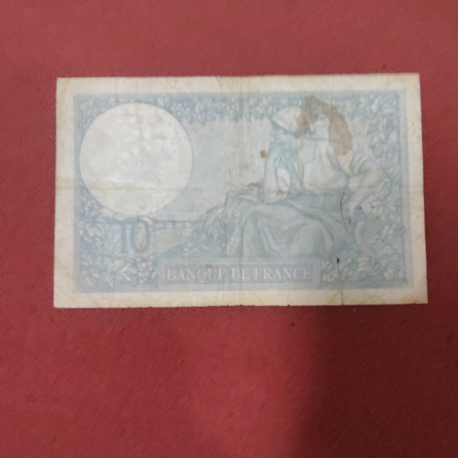 France – 10 francs 1939 used currency note — photo 2 of 2