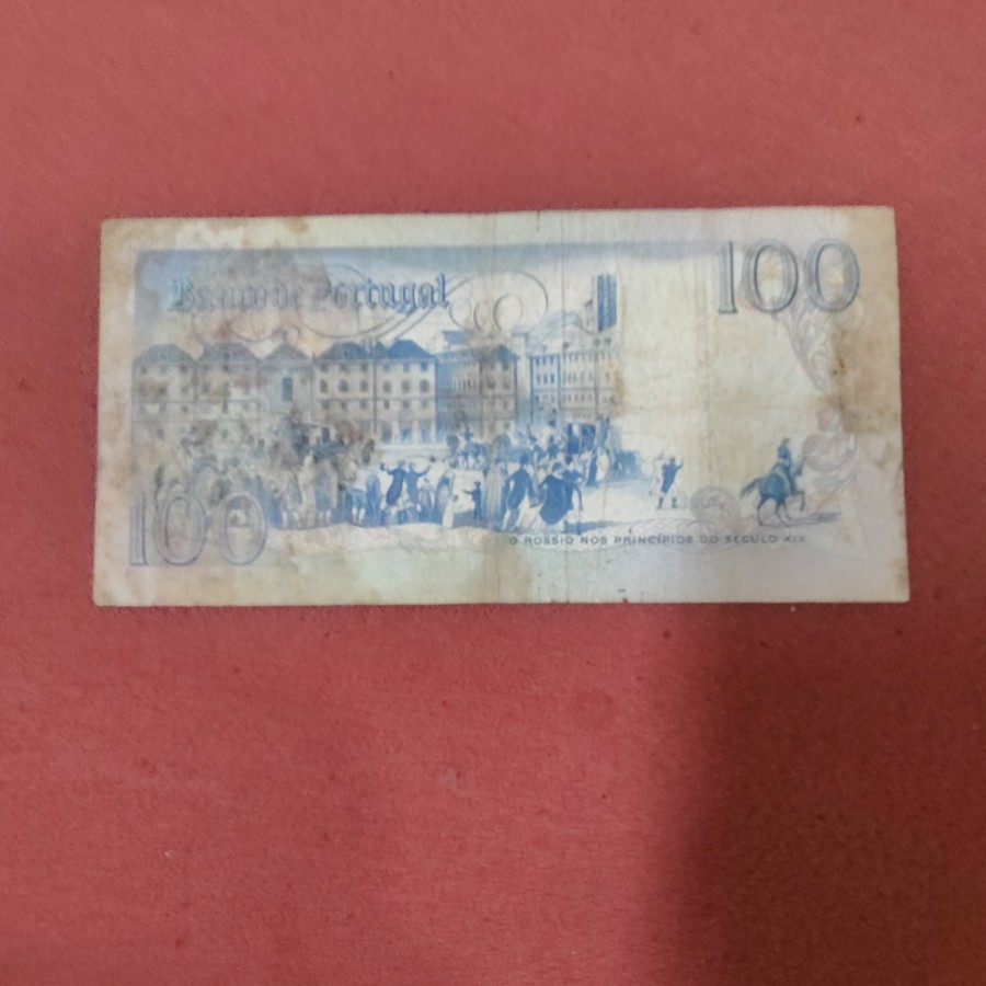 Portuguese — 100 escudos 1981-85 used currency note — photo 2 of 2