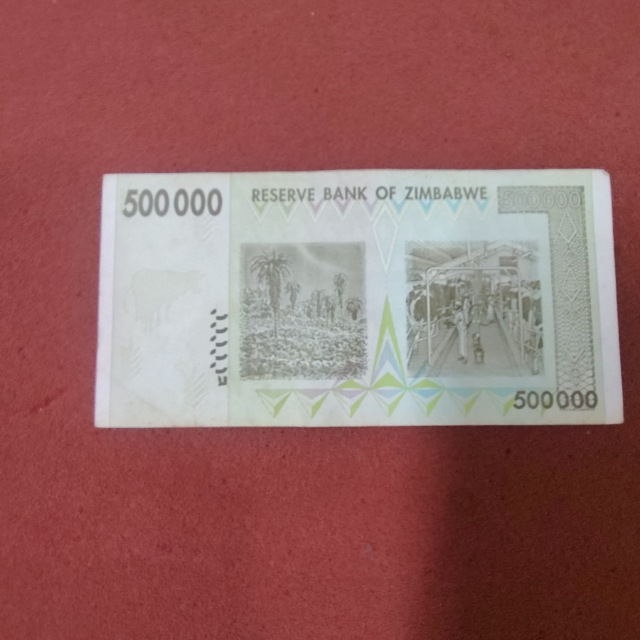 Zimbabwe – 50000 dollars 2007 used Currency note — photo 2 of 2