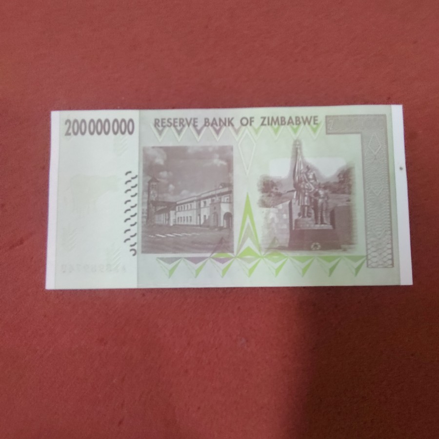 Zimbabwe 20 billion currency note — photo 2 of 2