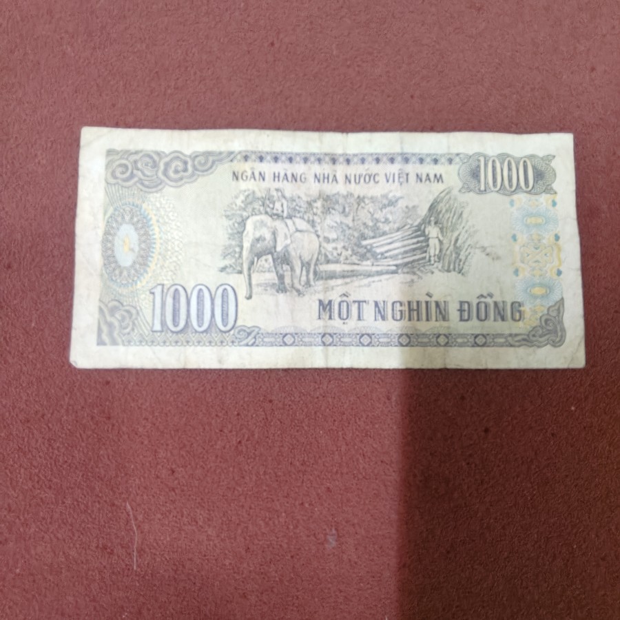 VIETNAM 1000 MOTNGHIN DONG NOTE — photo 2 of 2