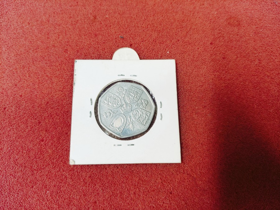 **SUPER RARE** FIRST EDITION King Charles III 50 Pence Coin — photo 2 of 2