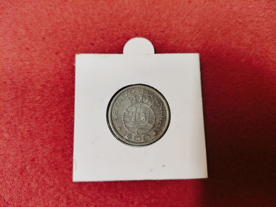  1 Escudo coin from Portuguese India — photo 2 of 2