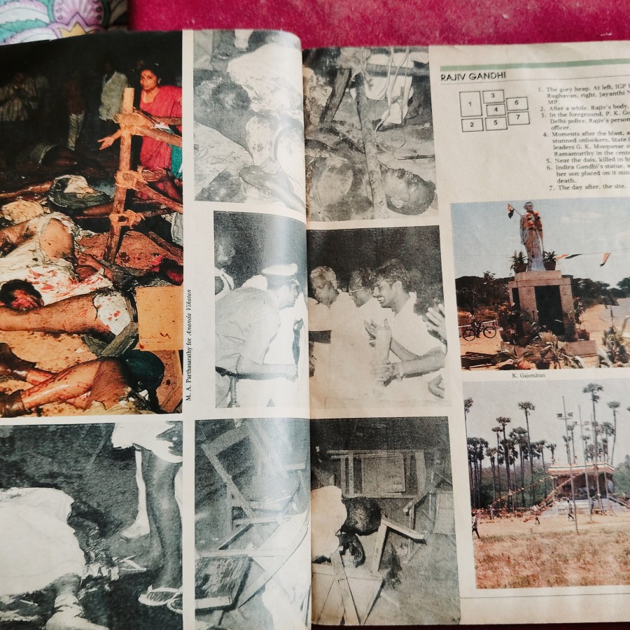 Frontline magazine from June 8-21, 1991, features coverage of the assassination of former Prime Minister Rajiv Gandhi. — photo 3 of 3