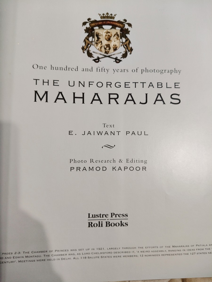 The Unforgettable Maharajas: One Hundred and Fifty Years of Photography. — photo 2 of 3